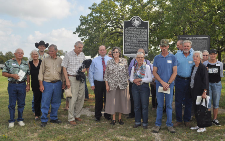Historical marker at Fort Hood
